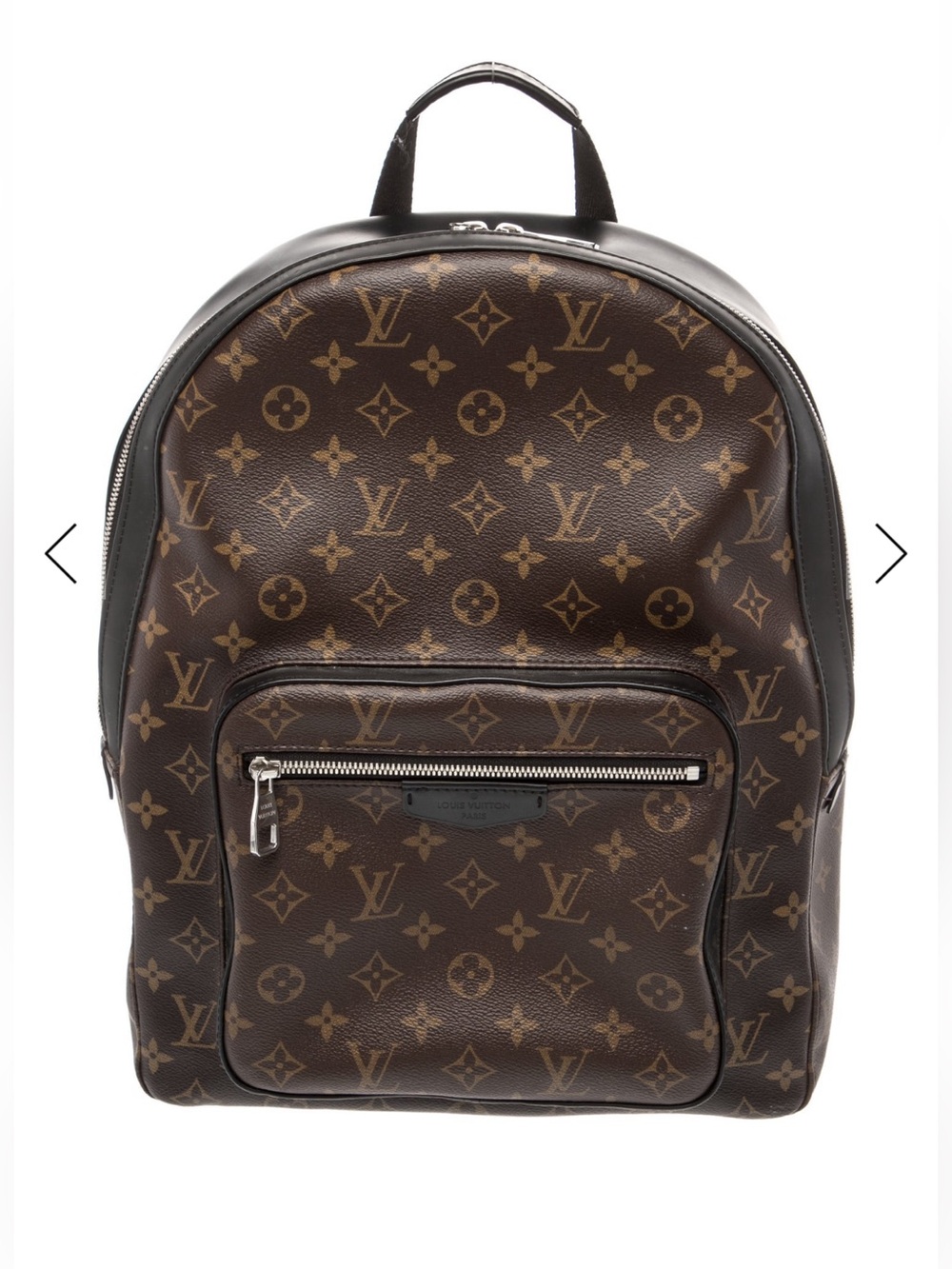 Louis Vuitton Monogram Canvas Backpack in Brown and Black